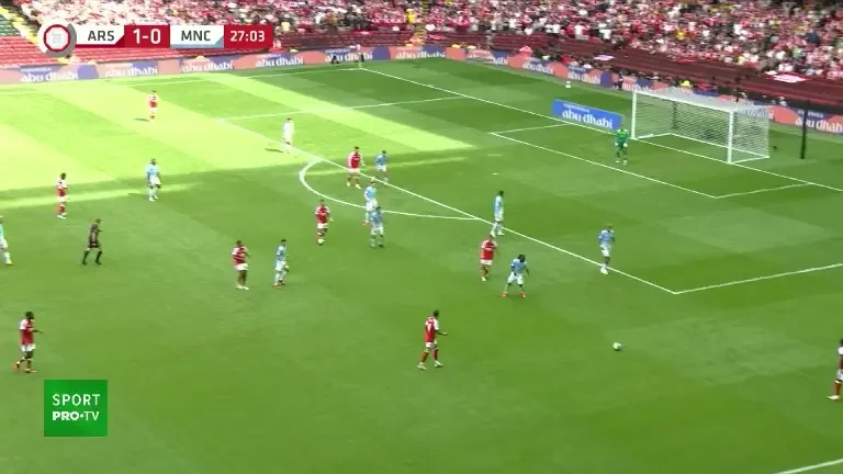 GOL Arsenal - Manchester City 2-0 | „Tunarii” marchează prin Havertz (16 august 2026)