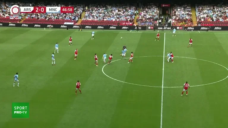 GOL Arsenal - Manchester City 3-0 | „Tunarii” marchează prin Odegaard (16 august 2026)