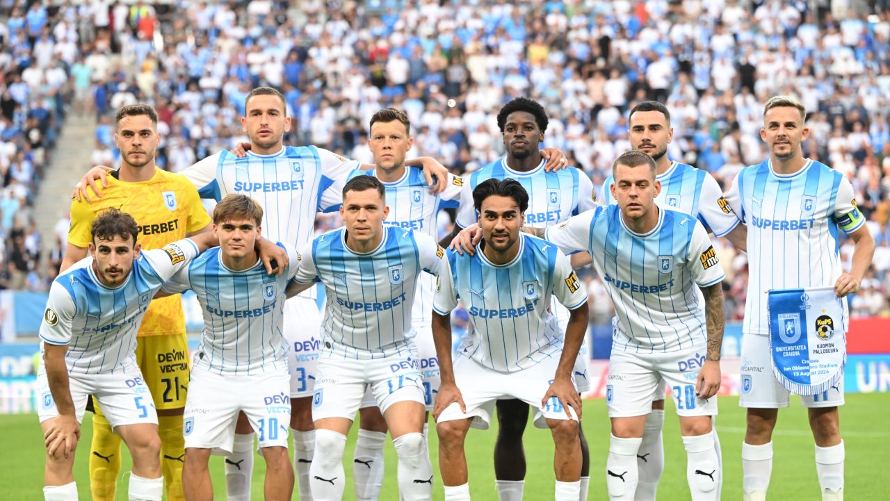 Universitatea Craiova - Ararat-Armenia e în direct la PRO ARENA și pe VOYO SPORT 1 joi seară, de la 20:00