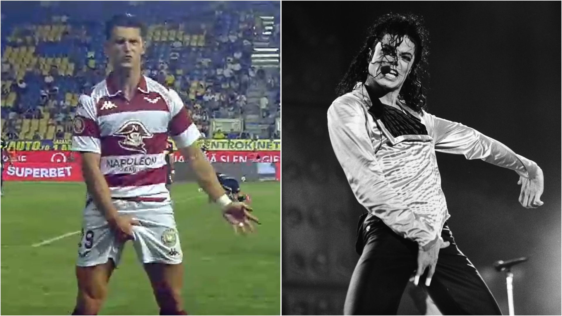 Dobre a încercat să îl imite pe Michael Jackson după golul cu Petrolul: "Mi-a plăcut"