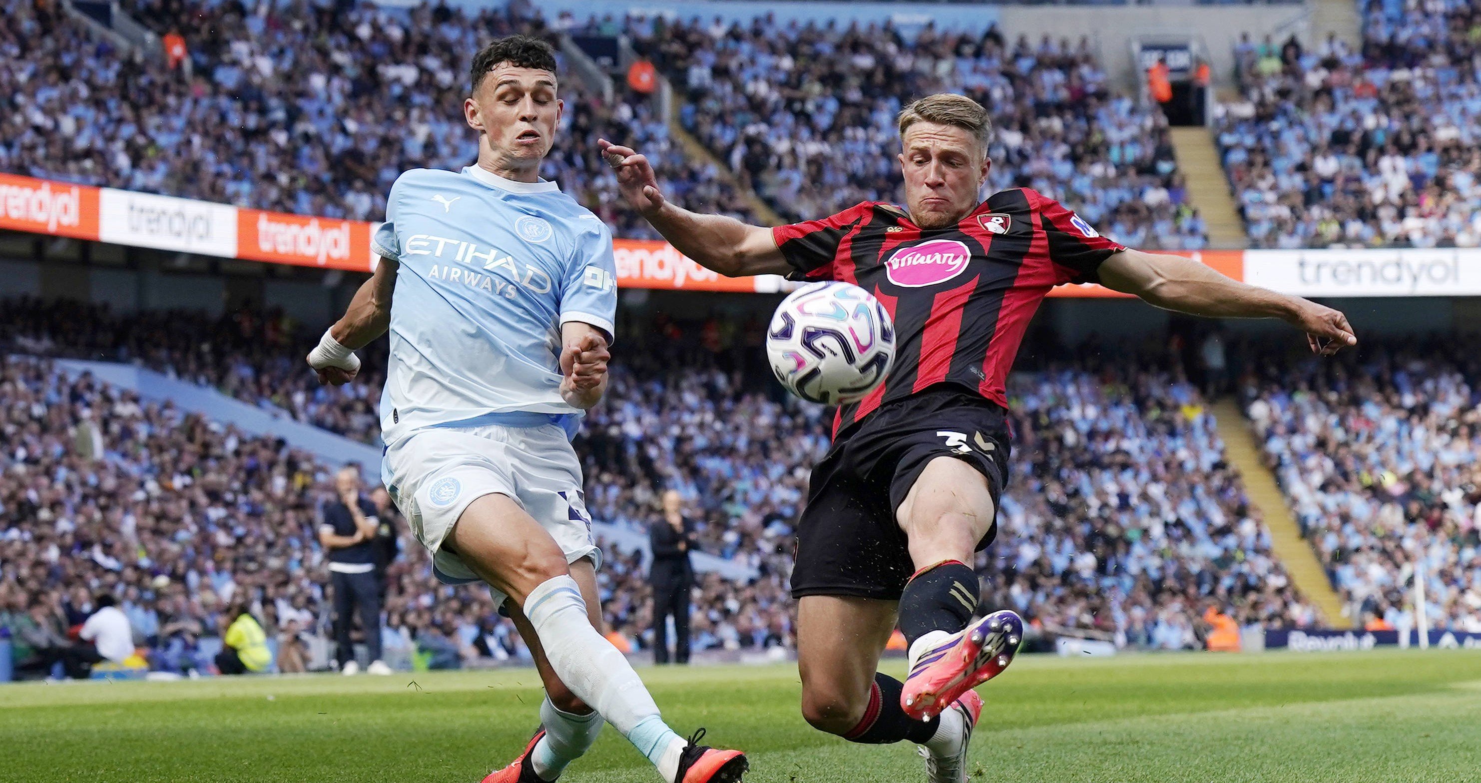 Manchester City - Bournemouth 0-1, ACUM, pe VOYO SPORT 1: „Cireșele” marchează un gol fabulos