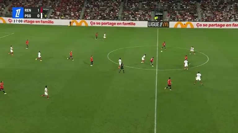 Rennes - PSG 2-2 (VOYO SPORT 1) | GOL marcat de Esteban Lepaul '38 (23 august 2026)