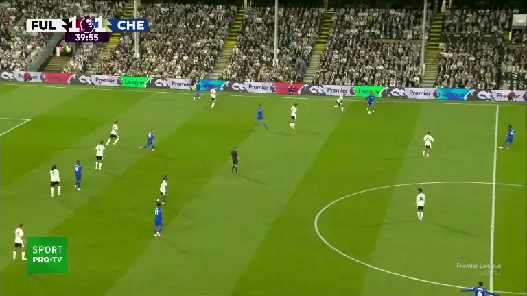 Trei goluri în prima repriză din Fulham - Chelsea, exclusiv pe VOYO SPORT 1