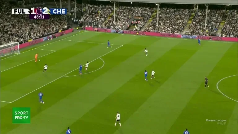 S-a marcat al patrulea gol din Fulham - Chelsea, exclusiv pe VOYO SPORT 1