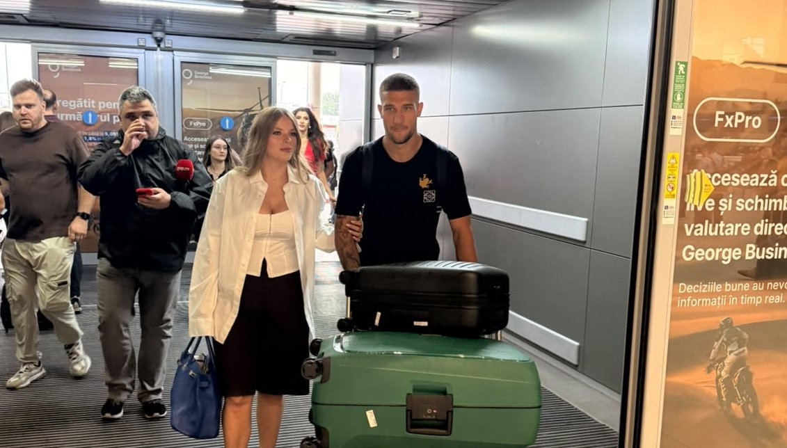 Daniel Bîrligea a plecat din România pentru a semna cu Frosinone! Cum a fost surprins atacantul