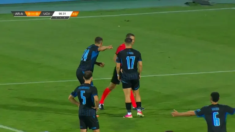 Penalty-ul ratat din Ararat Armenia - Universitatea Craiova 1-0