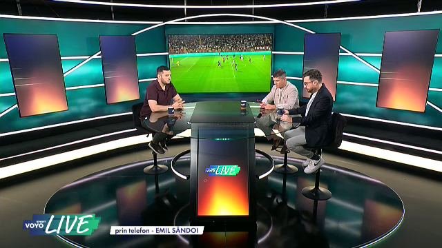 Emisiunea VOYO SPORT LIVE, acum, pe VOYO SPORT 1! Robert Niță și Ion Alexandru sunt invitații lui Andrei Grecu