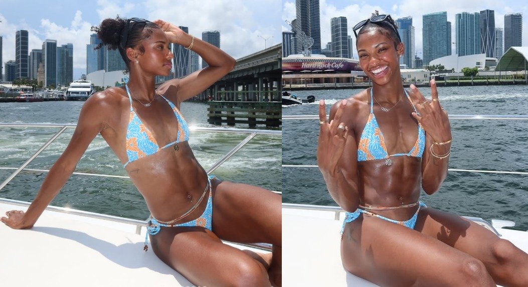 Superba Masai Russell, RECORD MONDIAL la 100 m garduri!