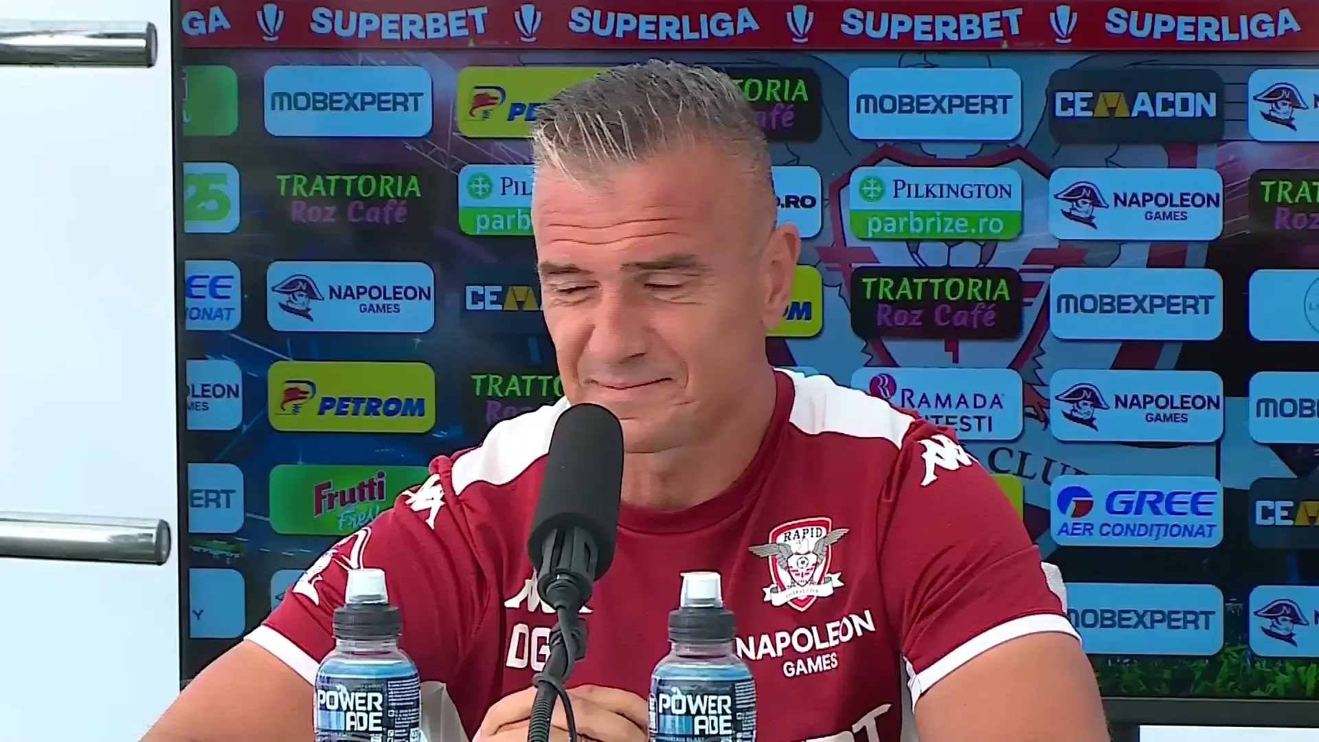 Conferință de presă Daniel Pancu înainte de Rapid - Universitatea Craiova (30.08.2026)