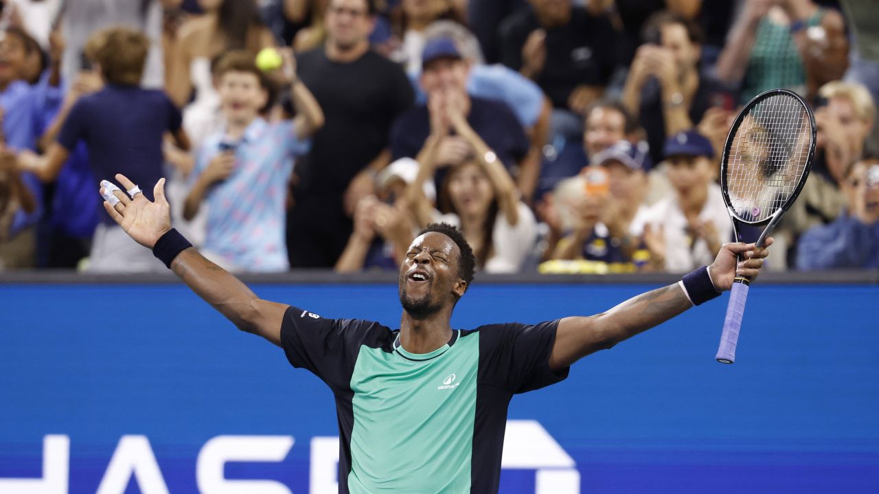 Tenisul, o joacă de copii pentru Gael Monfils: la 40 de ani, și-a spulberat adversarul, în ultimul Grand Slam al carierei
