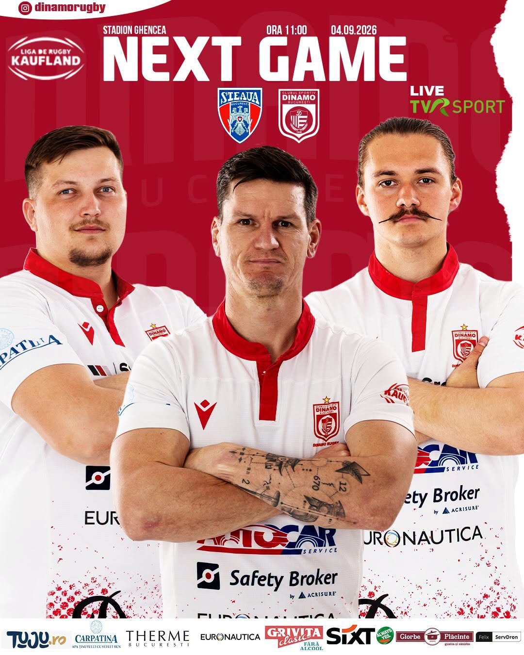 Steaua dinamo rugby 2026