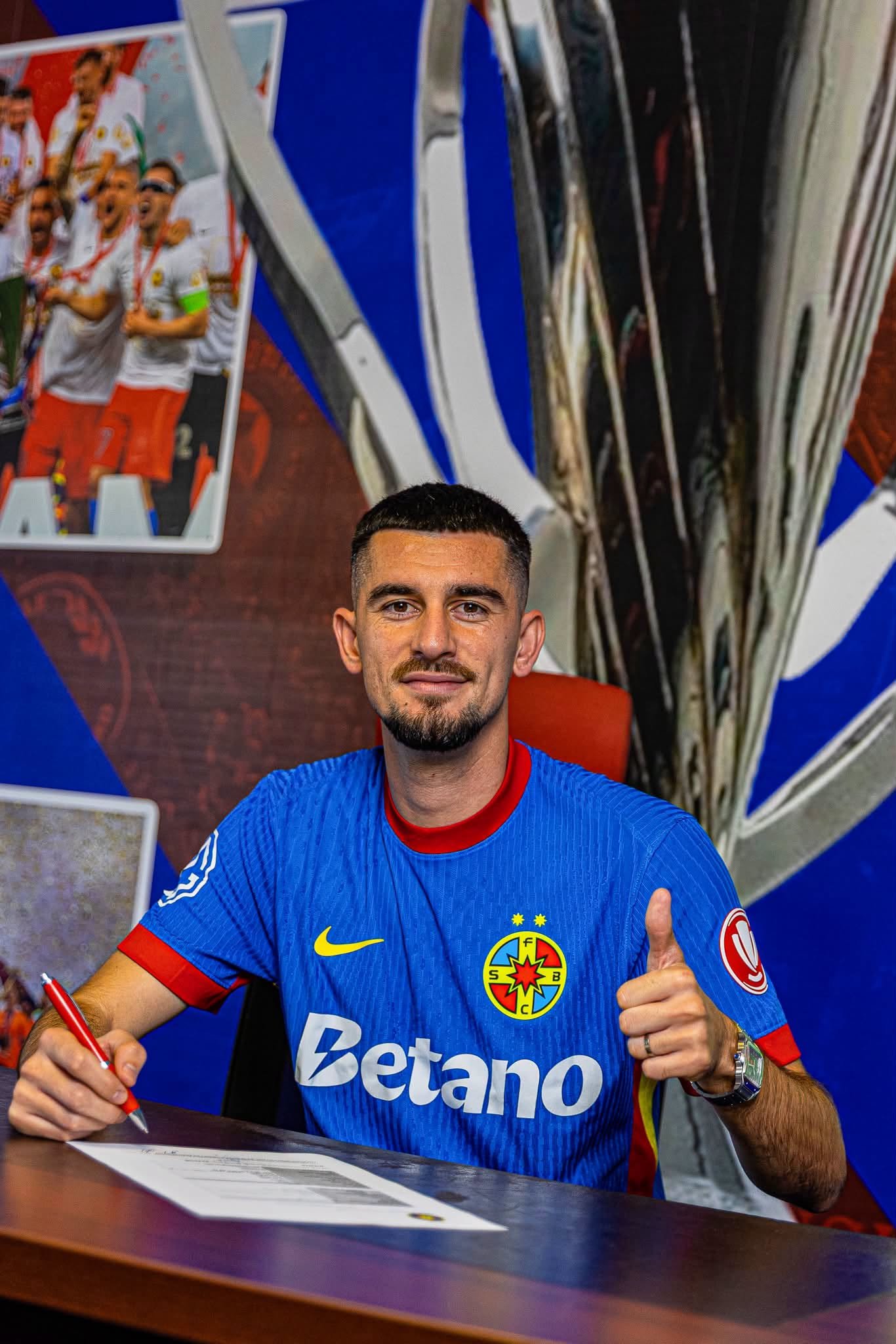 Meriton Korenica, prezentat oficial la FCSB! Gigi Becali i-a „furat” starul lui Marius Șumudică
