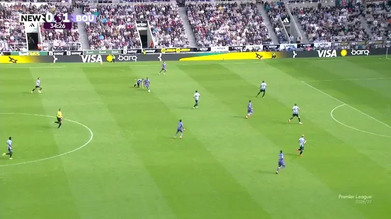 Newcastle - Bournemouth 0-2 (Premier League) | Thiaw marchează în proprie poartă (5 septembrie 2026)