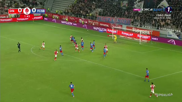 ACUM: Dinamo - FCSB 0-0, pe Sport.ro! „Eternul derby” a început