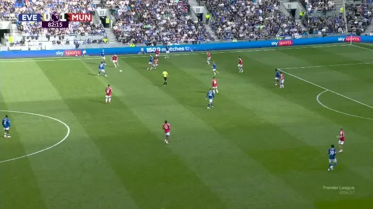 George restabilește egalitatea în Everton - Manchester United