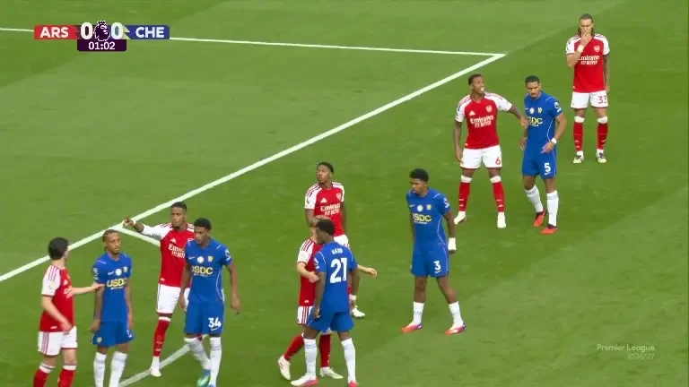 Rogers deschide scorul în Arsenal - Chelsea