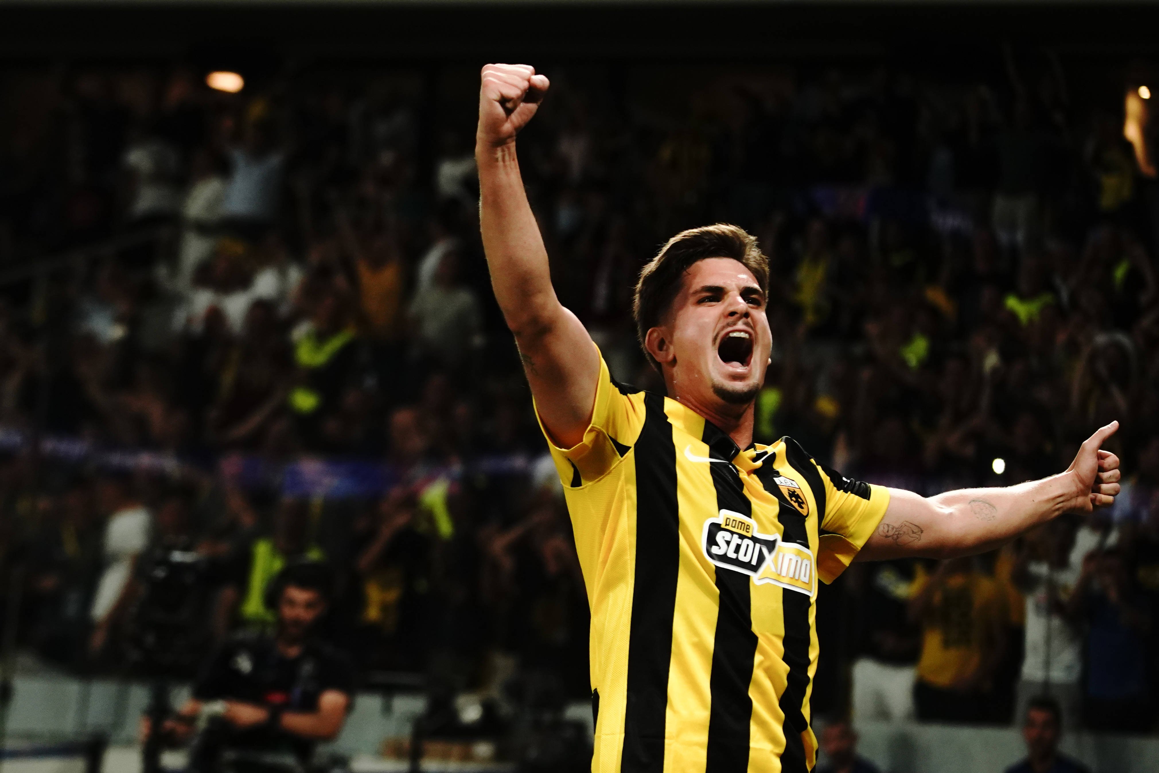 GOOOL Răzvan Marin în AEK Atena - LASK 1-0! Se joacă și Club Brugge - Aston Villa 1-3, ACUM pe Sport.ro