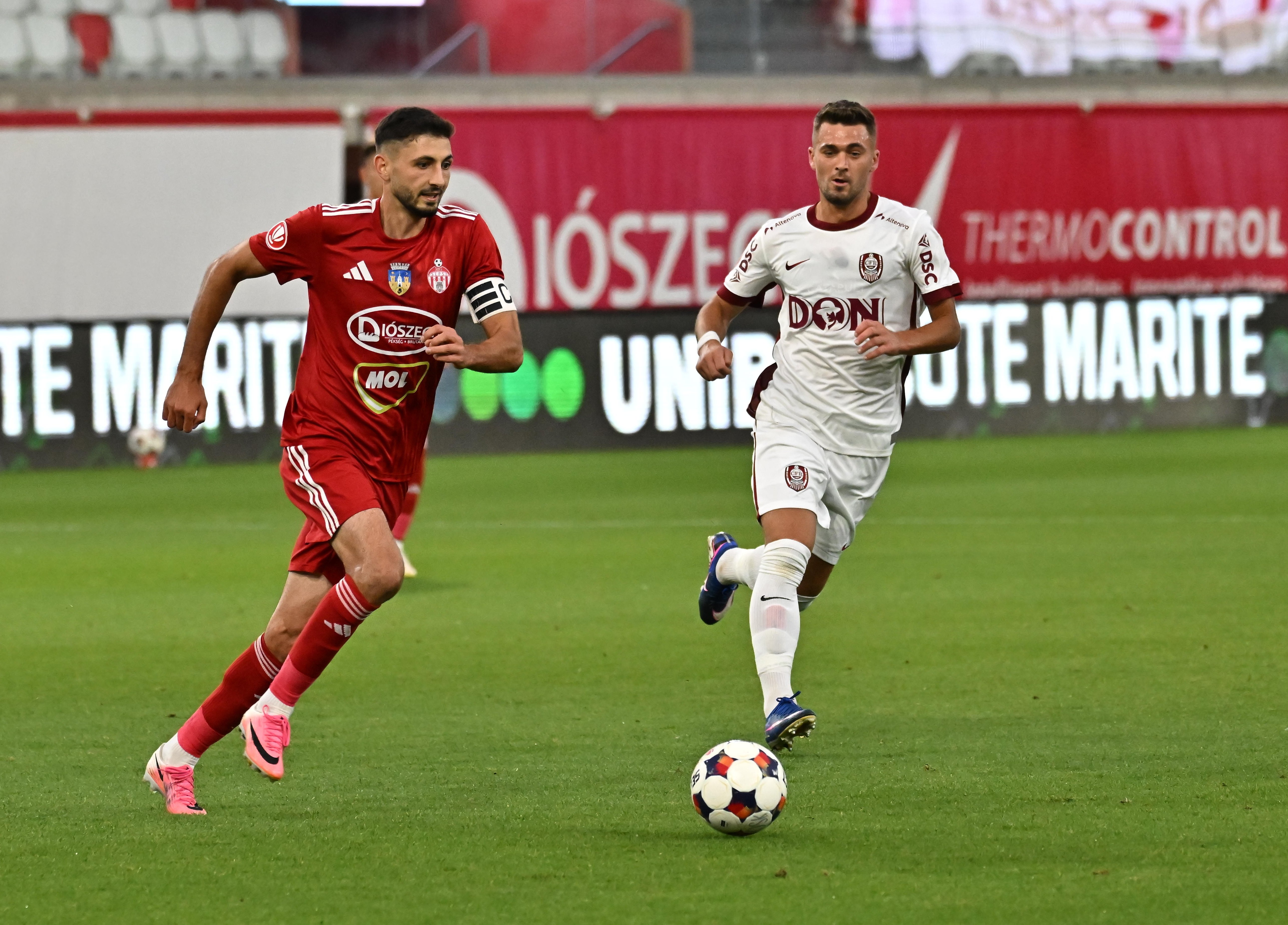 Sepsi OSK - CFR Cluj 1-1, ACUM. Cmiljanic pune perfect capul la "bomba" lui Doru Andrei