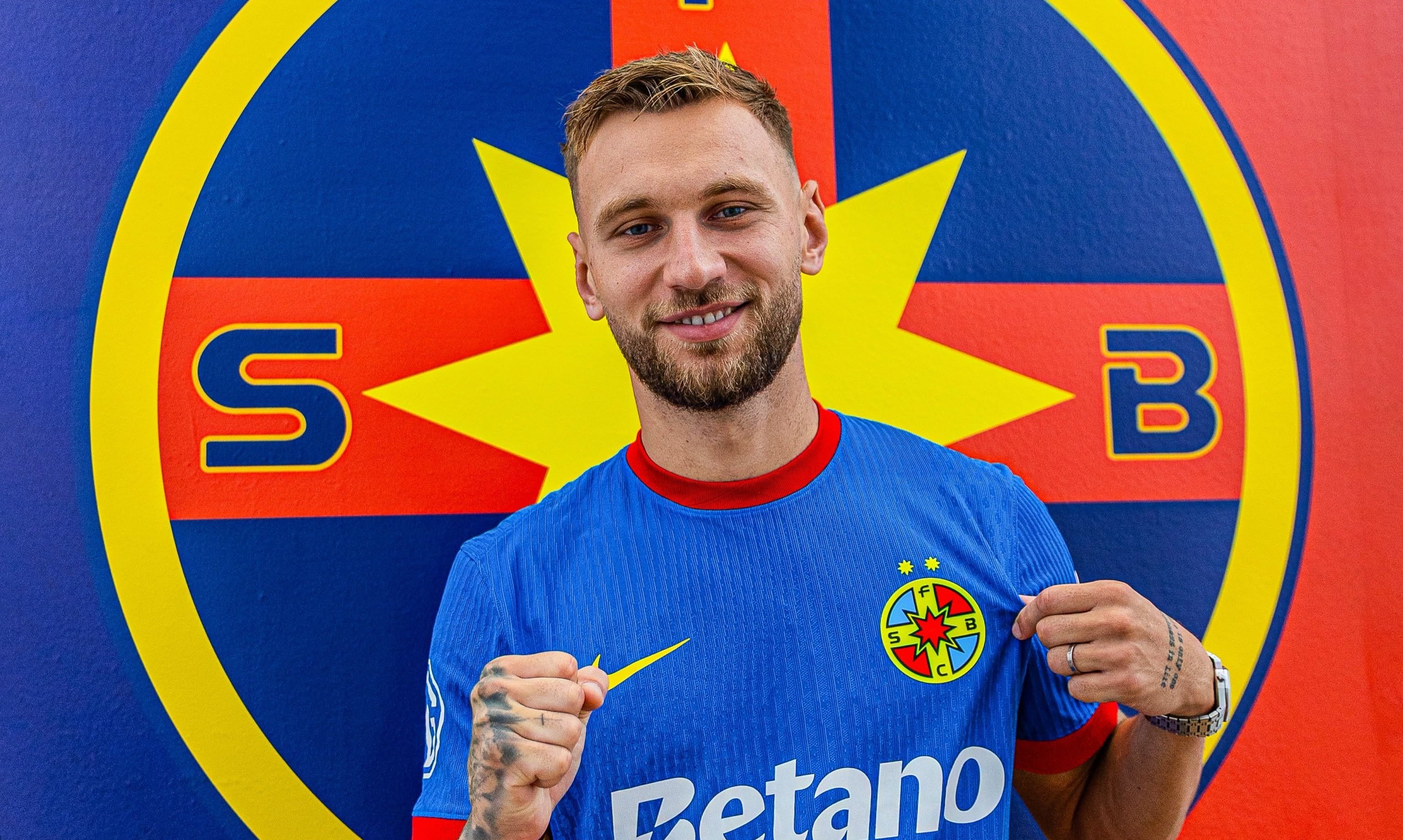 Post surpriză pentru Denis Drăguș la FCSB! Gigi Becali spunea că îl vede extremă stânga