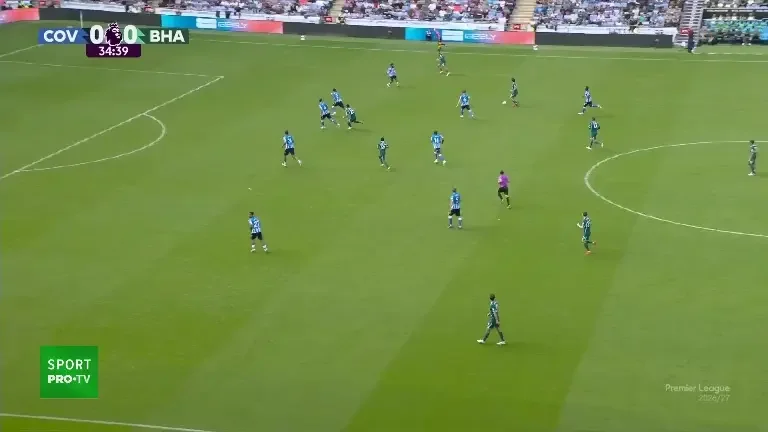 Rezumat | Coventry - Brighton 0-5 | Echipa lui Lampard, zdrobită acasă în Premier League (13.9.2026)