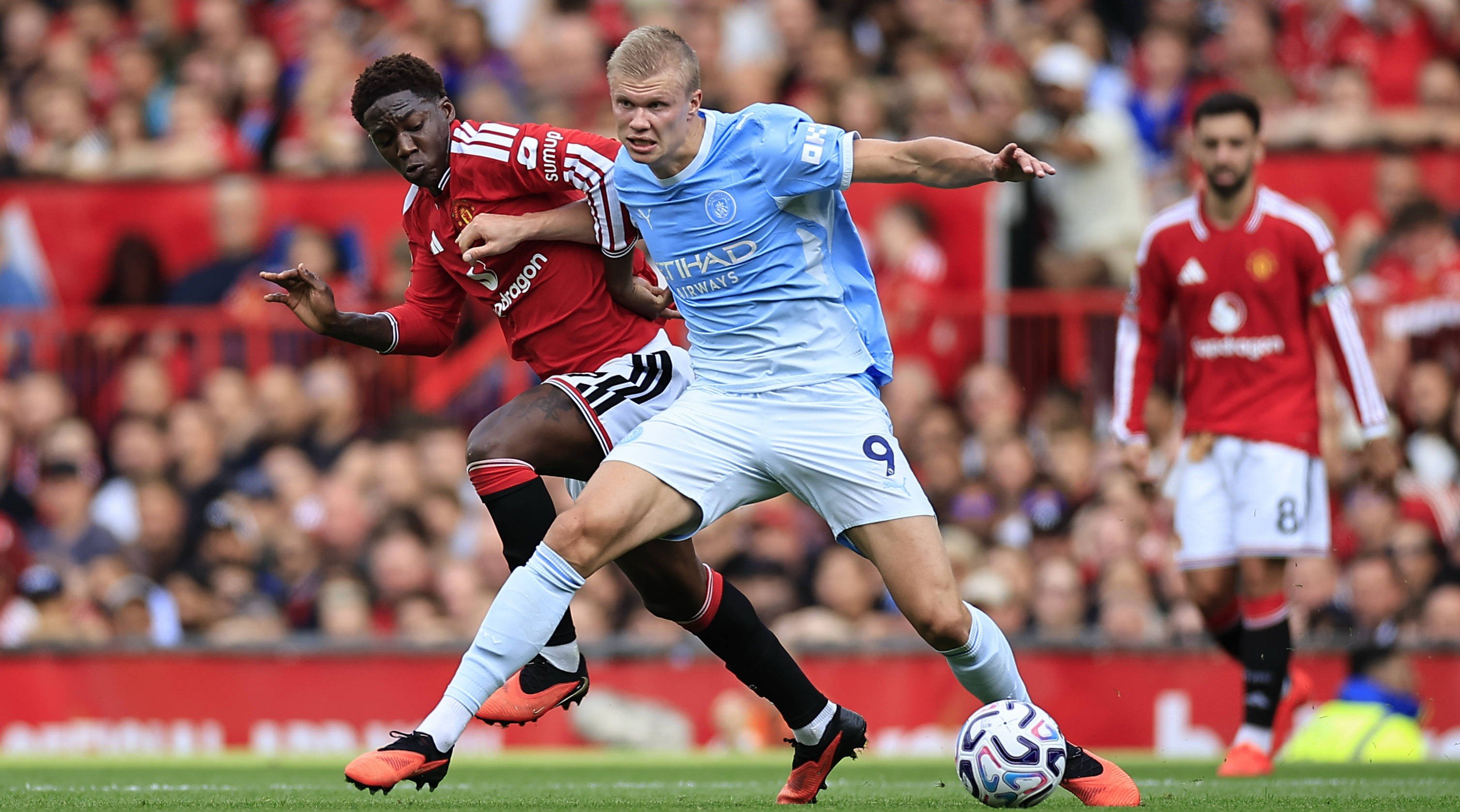 Manchester United - Manchester City 0-1, ACUM, pe VOYO SPORT 1! Haaland marchează: golul a fost validat de VAR