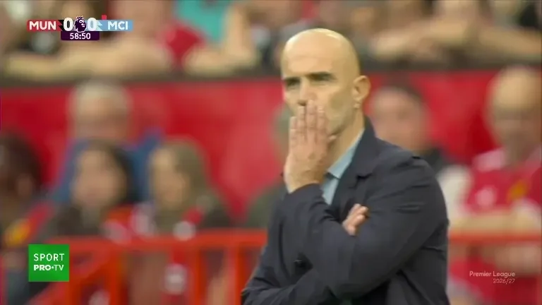 Manchester United - Manchester City 0-1 | Haaland deschide scorul în derby după ce VAR validează golul (13.09.2026)