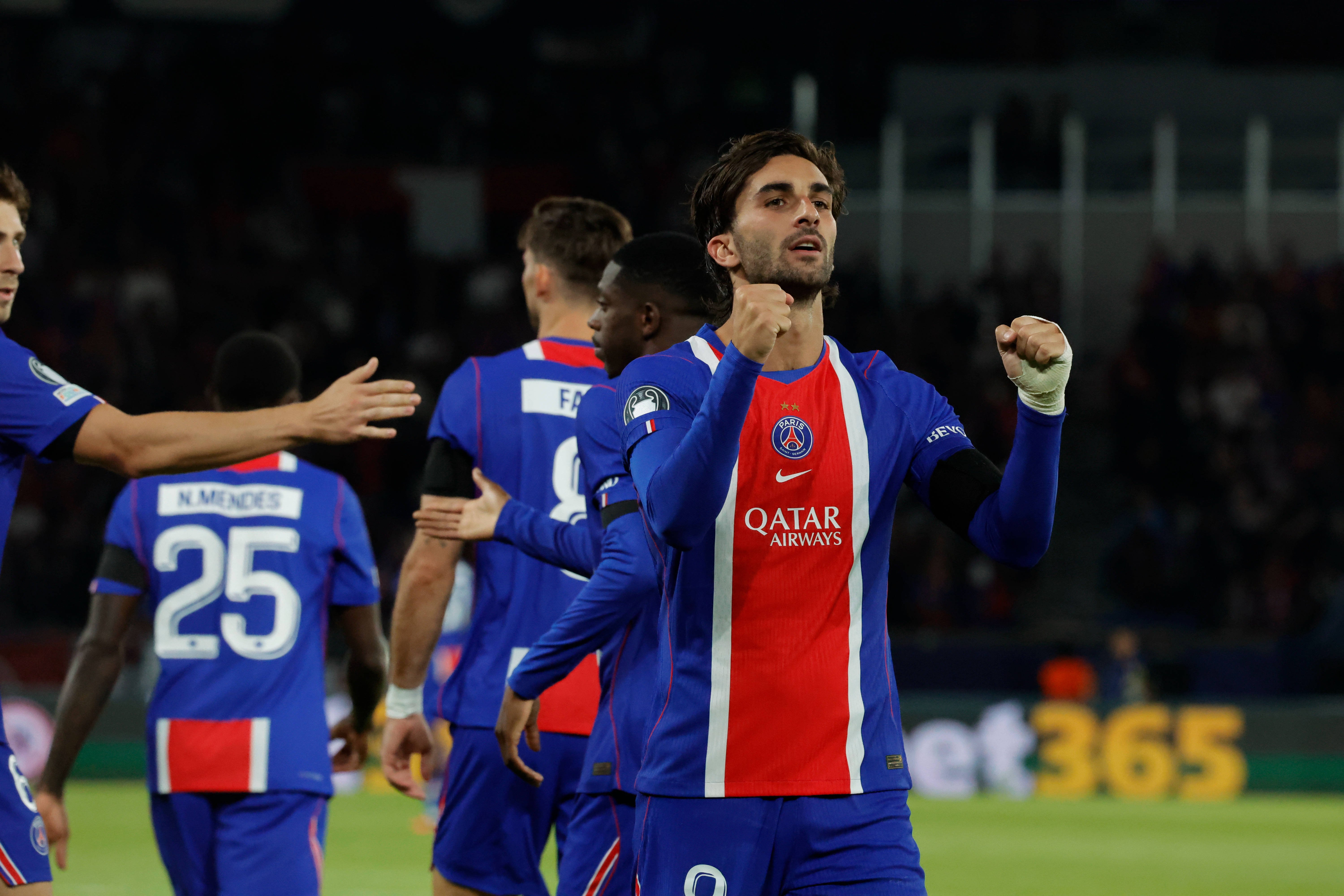Brest - PSG 0-1, ACUM pe VOYO SPORT 1. Parizienii deschid scorul în mai puțin de 5 minute
