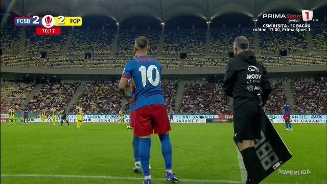 FCSB - Petrolul Ploiești 2-2, ACUM pe Sport.ro. Debut pentru Denis Drăguș