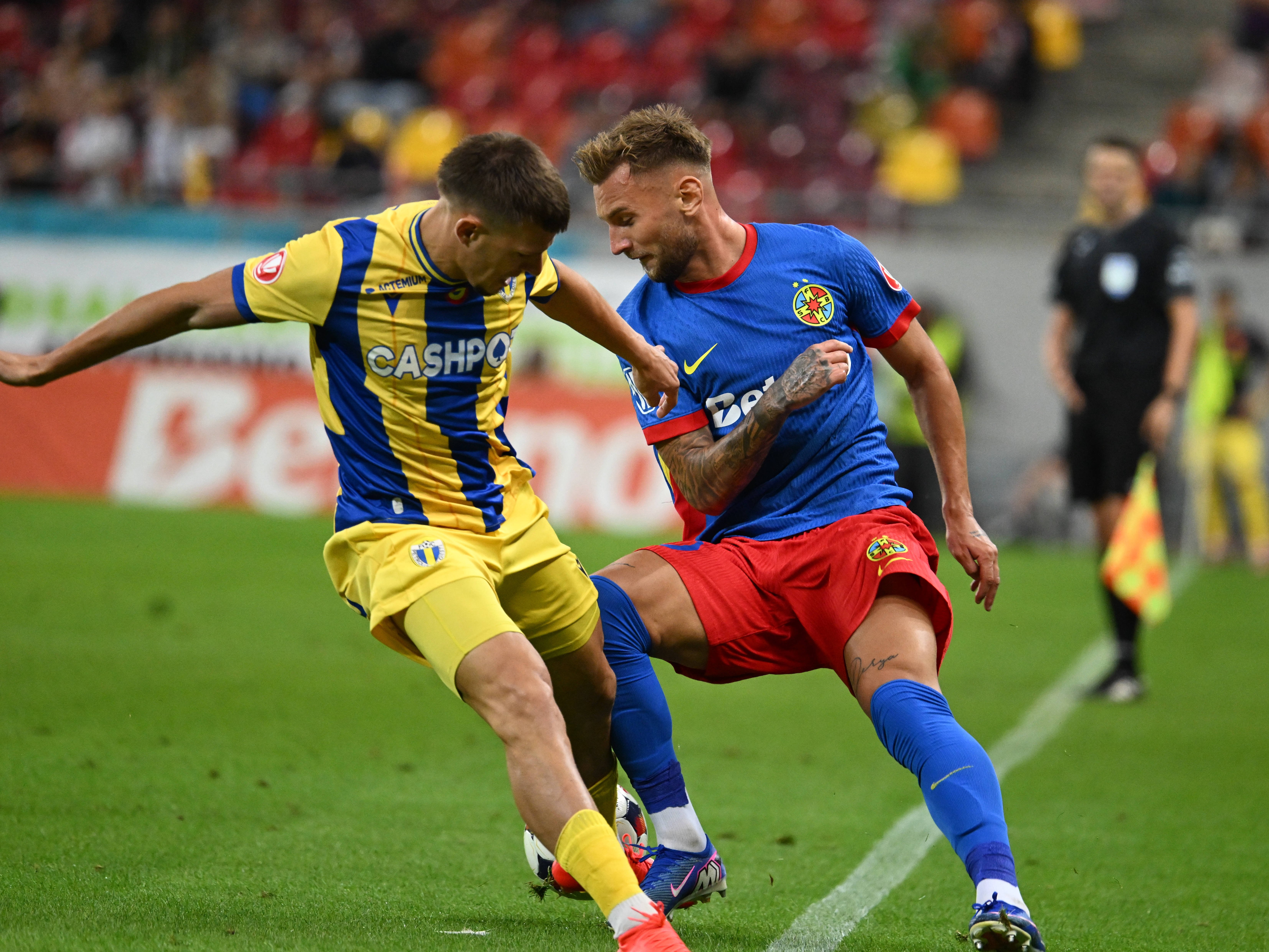 Denis Drăguș, războinic după debutul la FCSB! Ce a spus despre obiectivul de 20 de goluri setat de Gigi Becali