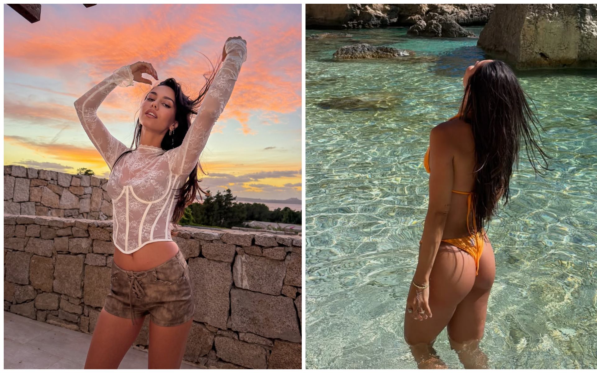 „Calendarul zice toamnă, eu zic Caramela!”. Mira, imagini spectaculoase din vacanța în Sardinia