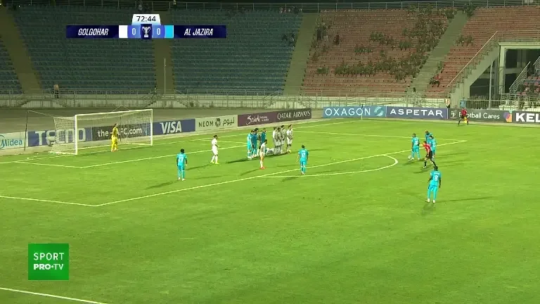 Gol-Gohar Sirjan – Al-Jazira | Minutul 74: Ocazie uriașă!