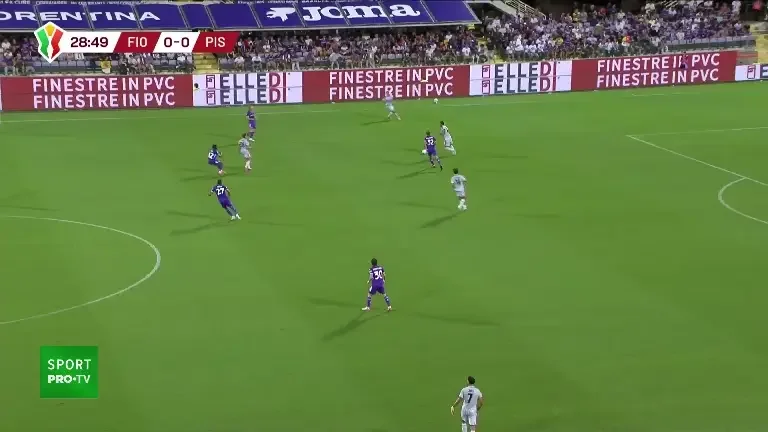 Fiorentina - Pisa 3-0, transmis exclusiv de VOYO. Echipa lui Drăgușin s-a calificat în optimile Cupei Italiei
