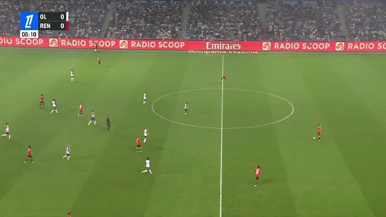 Lyon - Rennes 1-0 | GOL min. 7