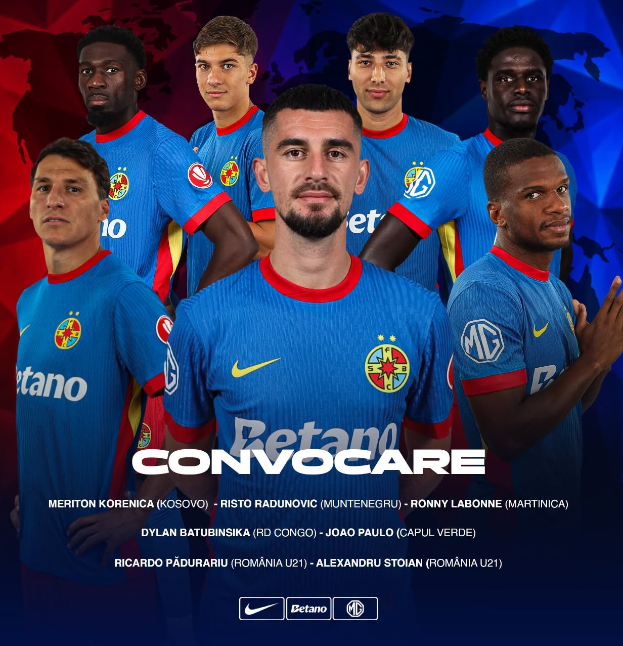Fcsb convocari