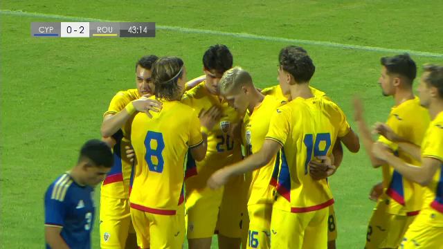 Cipru U21 - România U21 0-2, ACUM pe Pro Arena și VOYO! Vermeșan reușește „dubla” înainte de pauză