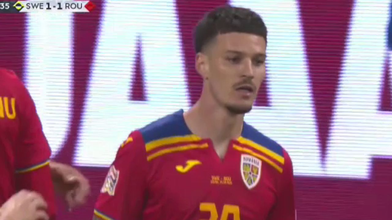 Super-Dennis Man! România, gol superb după un contra-atac fulger la Solna