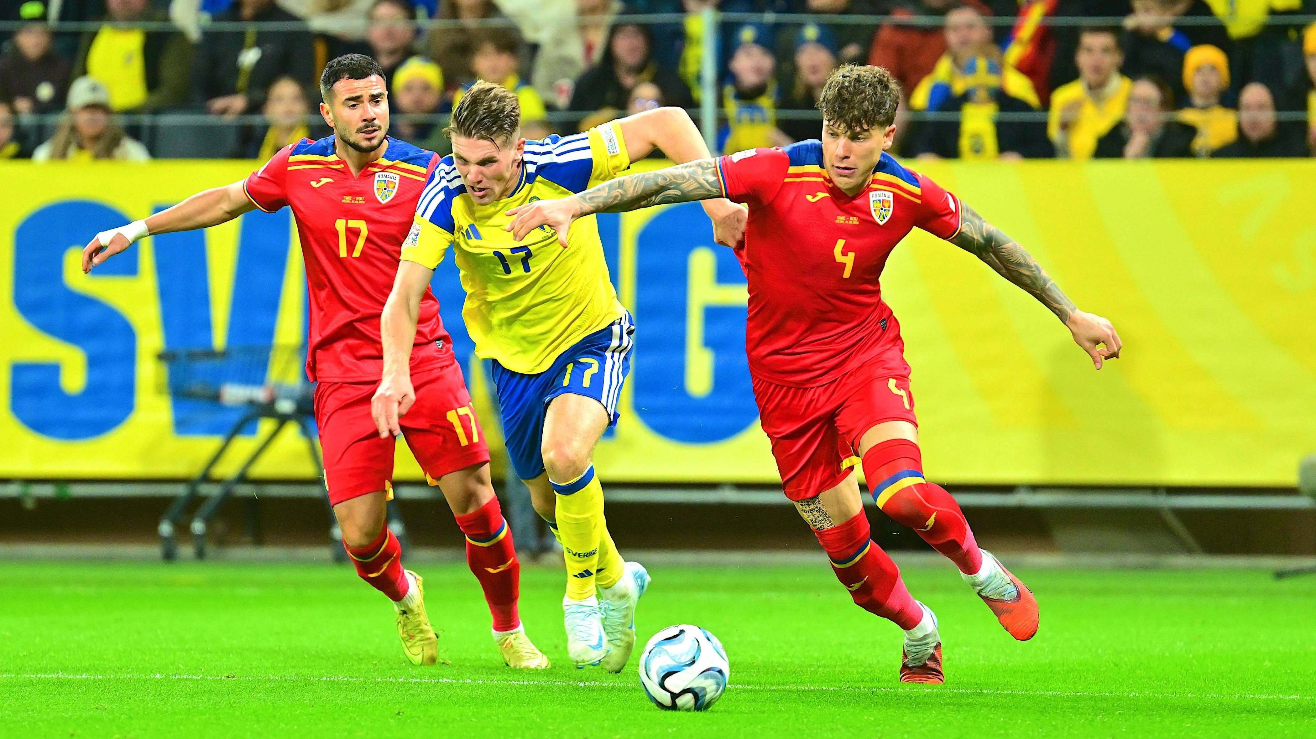 Suedia - România 2-1, ACUM, pe Sport.ro! Gol anulat gazdelor de VAR: „tricolorii” încă speră