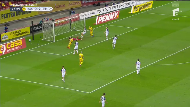 Cosmin Contra a avut dreptate! Daniel Bîrligea, gol superb în România - Bosnia