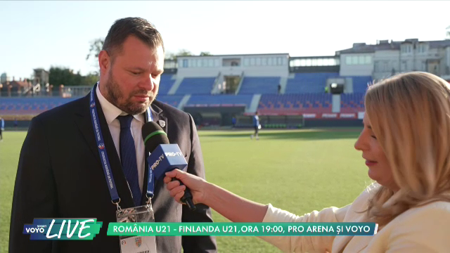 Marius Niculae, toate detaliile înainte de România - Finlanda la U21. Meciul e în direct la Pro Arena și pe VOYO