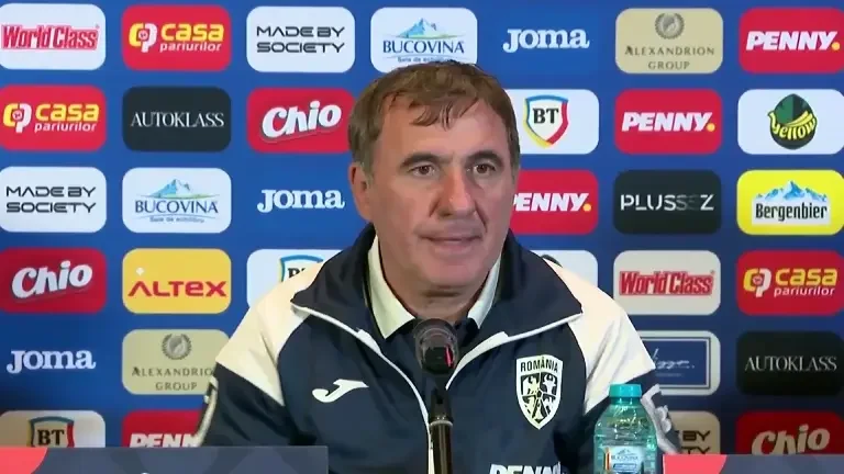 Conferință de presă Gheorghe Hagi înainte de Polonia - România (01.10.2026)