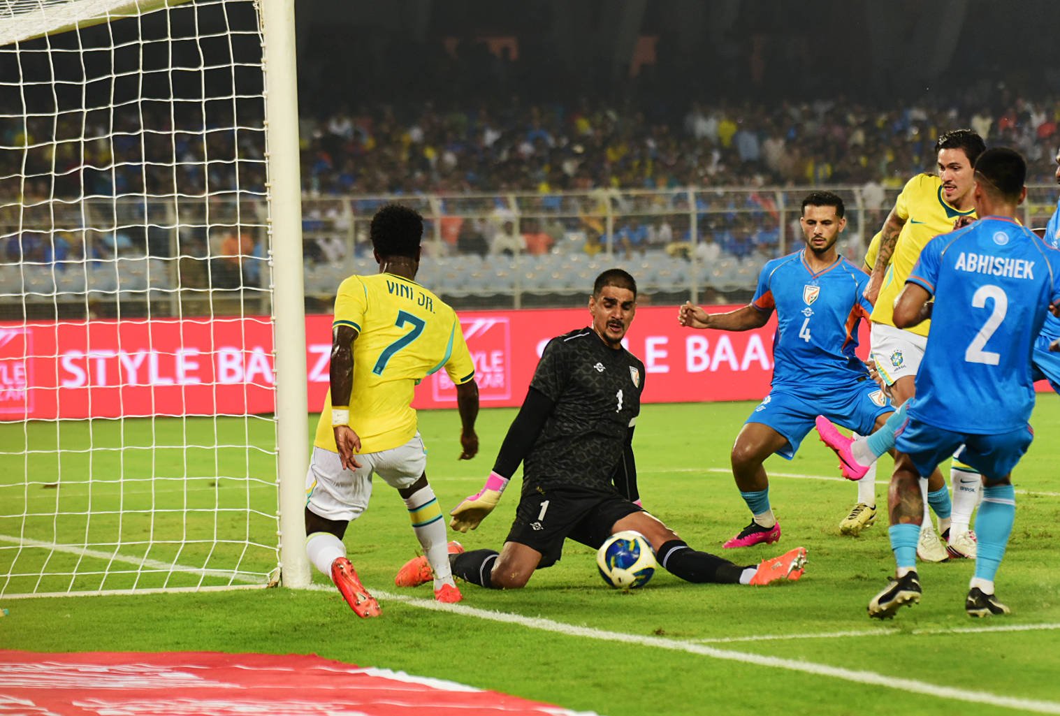 Brazilia a făcut spectacol contra Indiei!