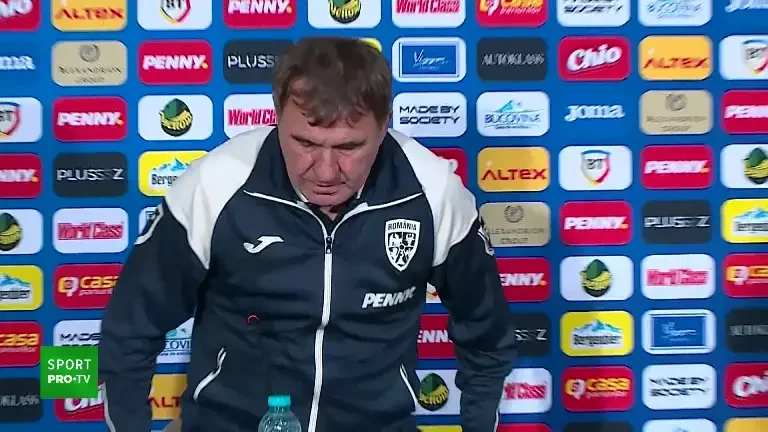 Gheorghe Hagi, conferință de presă înainte de România - Suedia (04.10.2026)