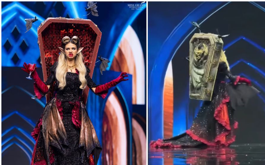 „Regina vampirilor s-a ridicat din mormânt!” Românca Andreea Lala, la Miss Grand International, într-o ținută inspirată de legenda lui Dracula