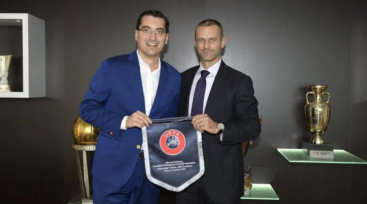 Continuă războiul dintre Răzvan Burleanu și Aleksander Ceferin: ce decizie a luat FRF