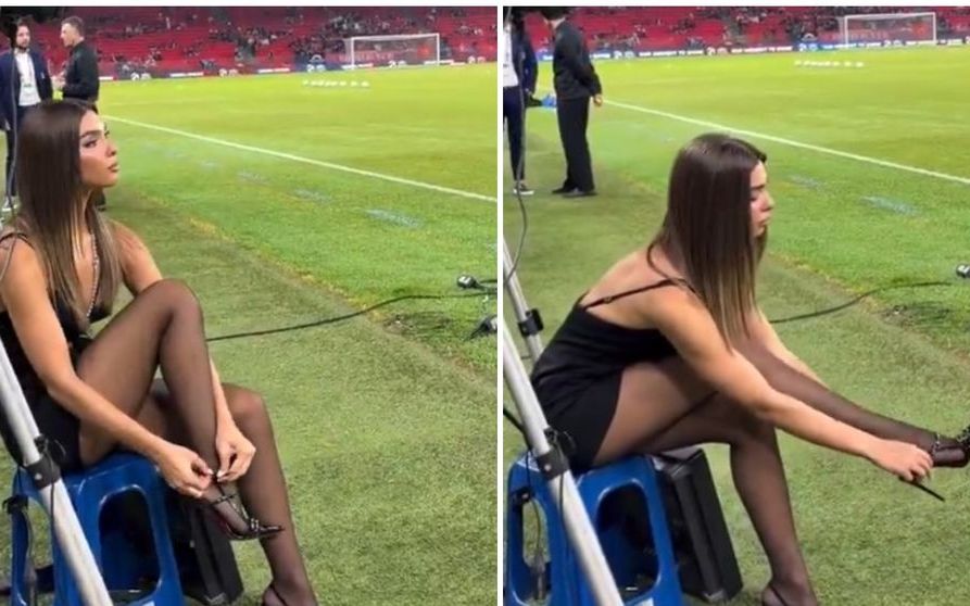 Imaginile cu o reporteră de știri sportive au devenit virale. Cine este Franceska, tânăra de 21 de ani care a participat la Miss Universe