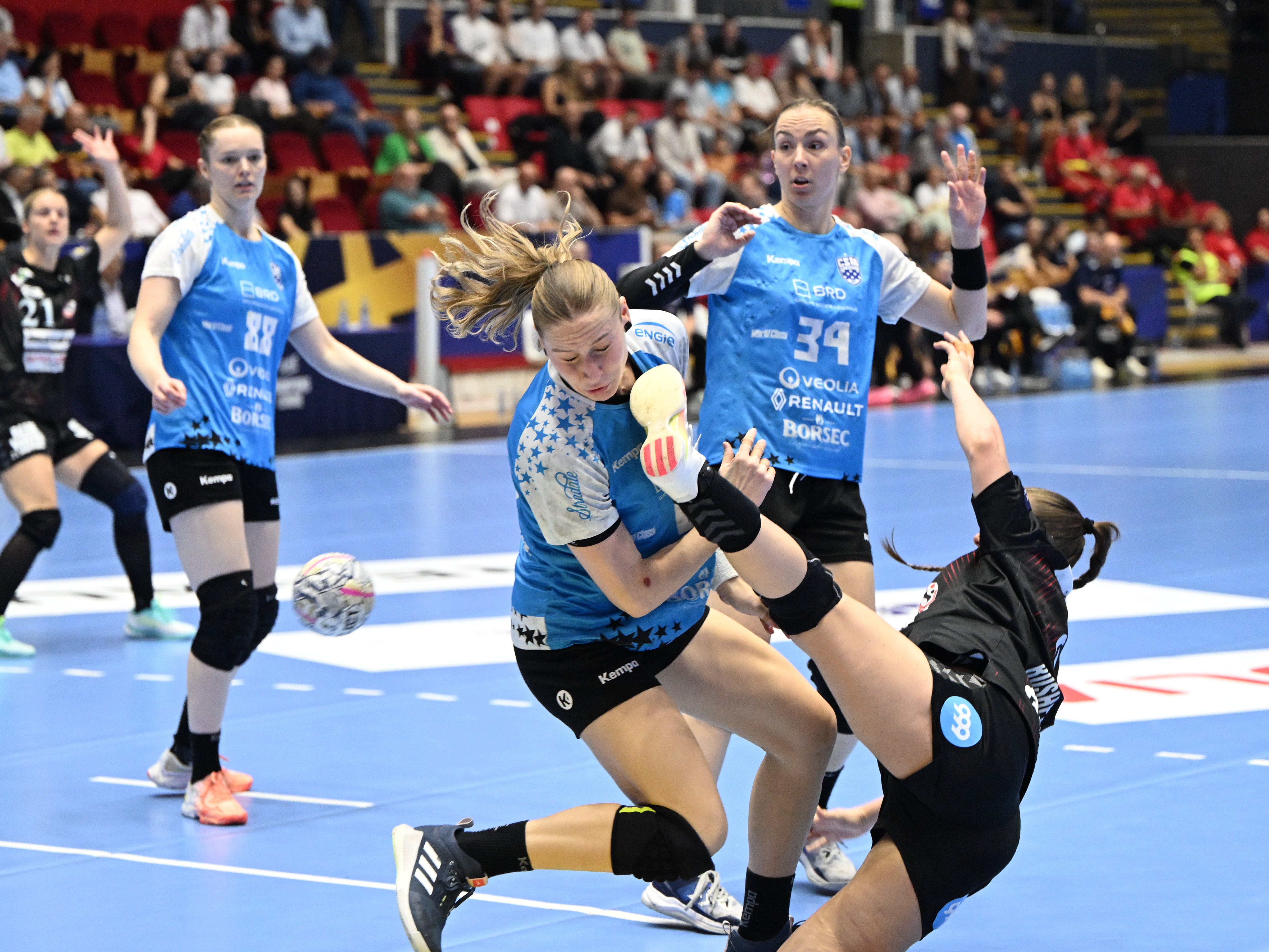 Victorie importantă pentru CSM București împotriva lui Esbjerg în Liga Campionilor