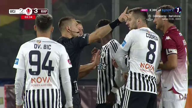 U Cluj - Rapid, ACUM pe Sport.ro. Controversă pe „Cluj Arena”! Gazdele au cerut penalty