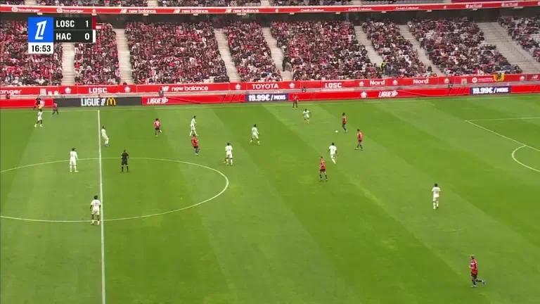 Tiago Santos, accidentare gravă în Lille - Le Havre 1-0 (VOYO Ligue 1 10.10.2026)