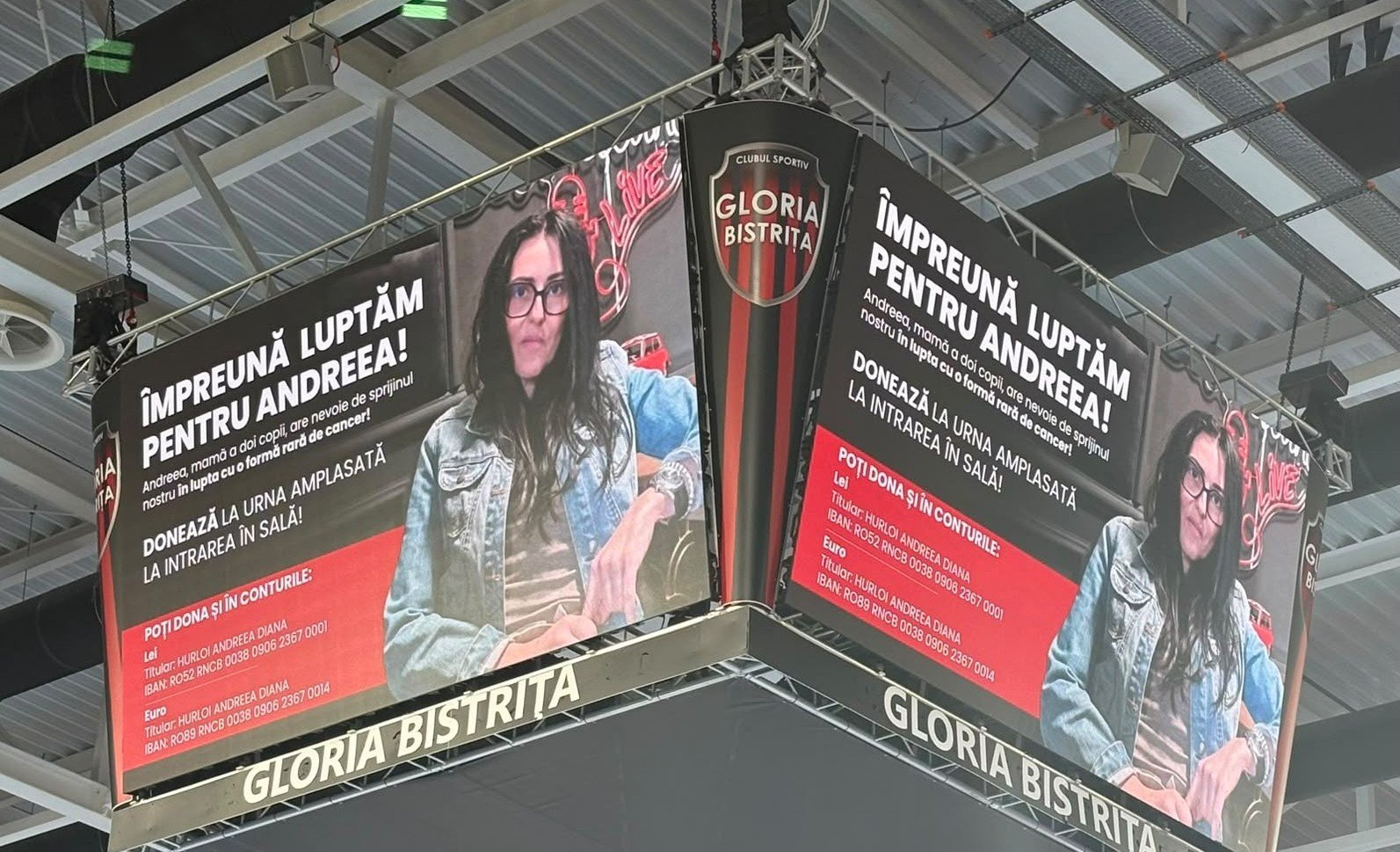 Gest de suflet la meciul Gloria Bistrița - SCM Craiova: Andreea Hurloi are nevoie de ajutor