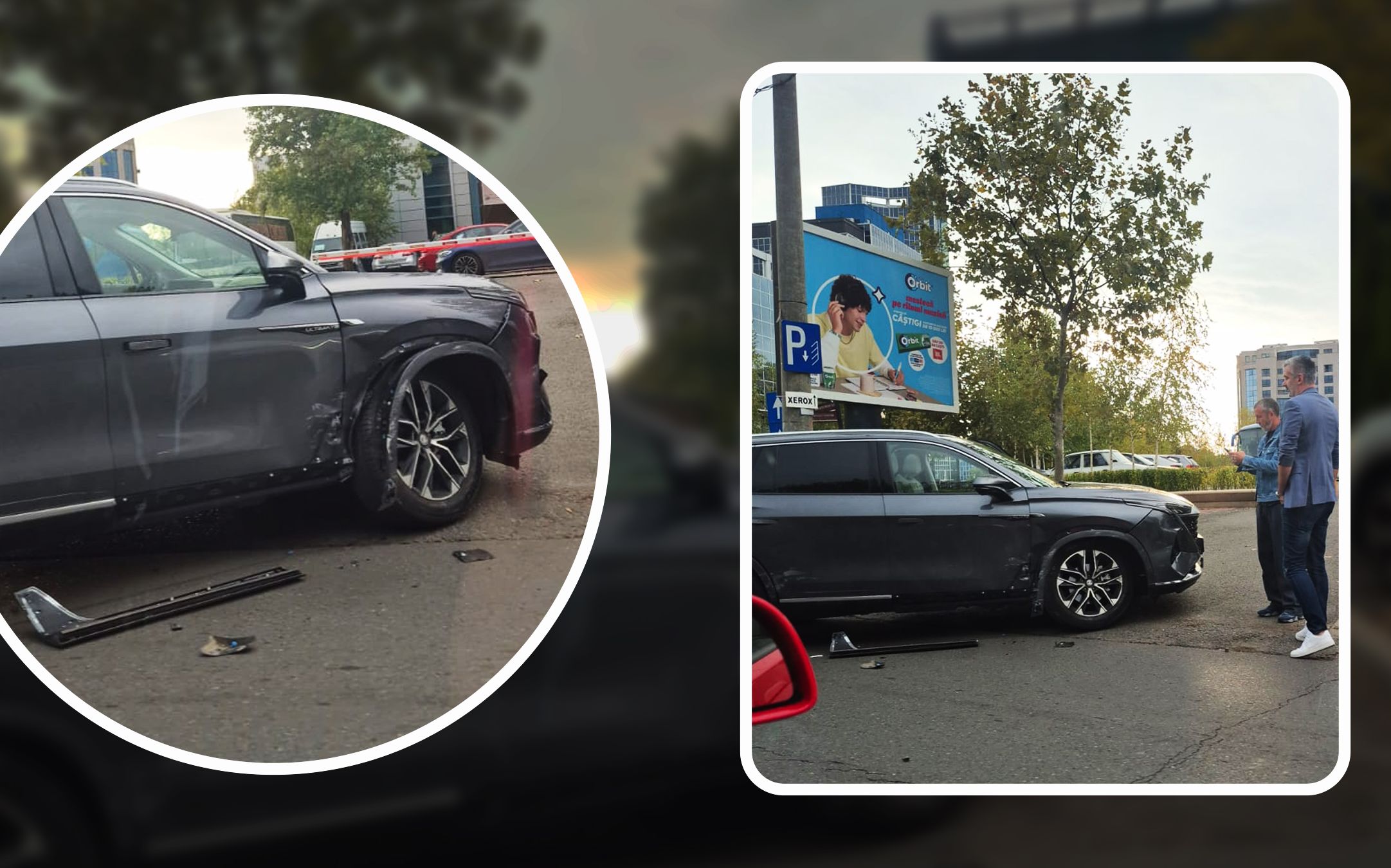 Mihai Stoica a făcut accident și mașina e daună totală. Imagini de la locul impactului. „Sunt nevinovat 100%”
